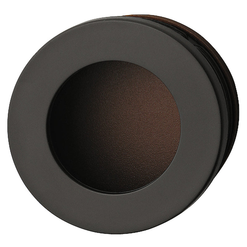 158.37.108 Inset handle, Plastic, round Dark brown