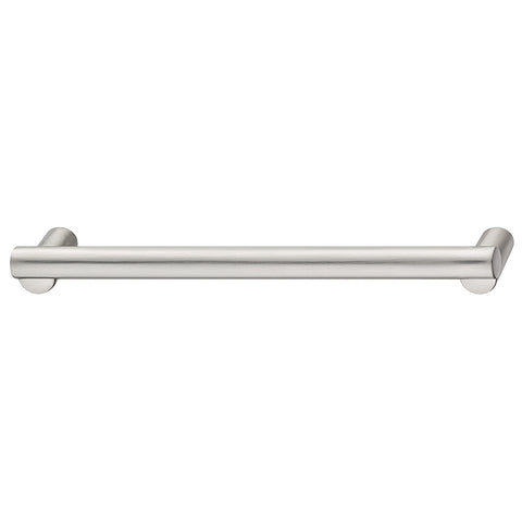 106.69.020 Furniture handle, Handle with base, zinc alloy - Häfele Design model H2120, brushed nickel plated, dim. A: 174 mm, dim. B: 32 mm, dim. C: 160 mm