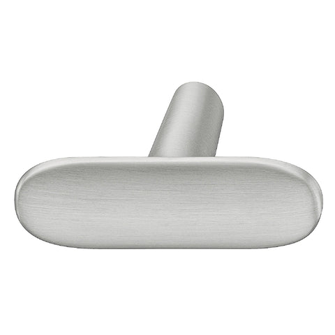 106.70.122 Furniture knob, Häfele Design, Model H2140 - brushed, nickel plated, Length: 46 mm, Width: 16 mm, Height: 31 mm